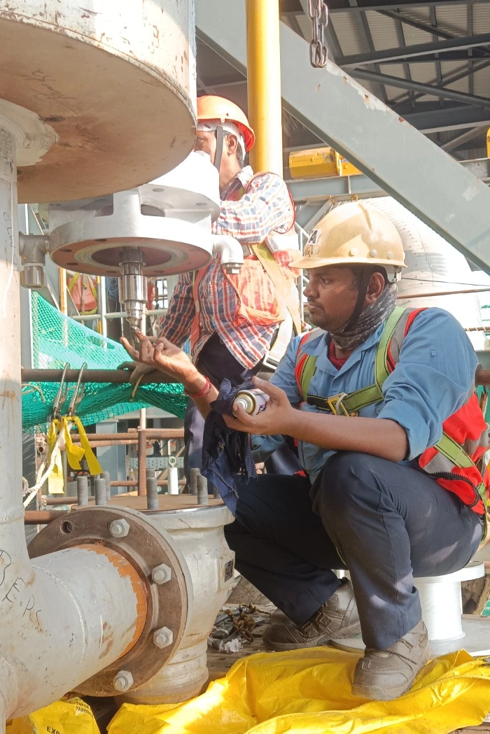Engineer on site